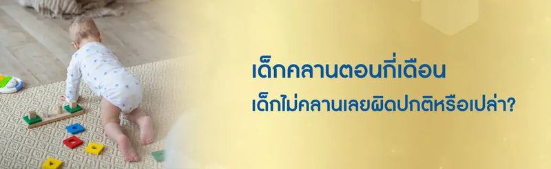 เด็กคลานกี่เดือน