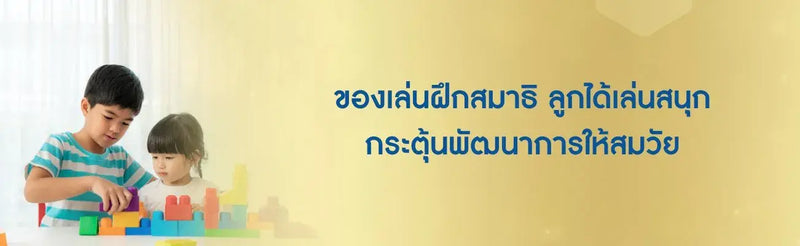 ของเล่นฝึกสมาธิ ลูกได้เล่นสนุก กระตุ้นพัฒนาการให้สมวัย