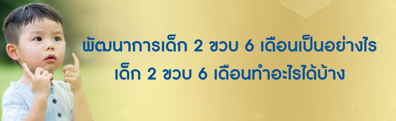 พัฒนาการเด็ก 2 ขวบ 6 เดือน