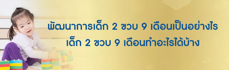 พัฒนาการเด็ก 2 ขวบ 9 เดือน