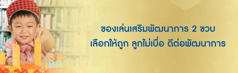 ของเล่นเสริมพัฒนาการ 2 ขวบ