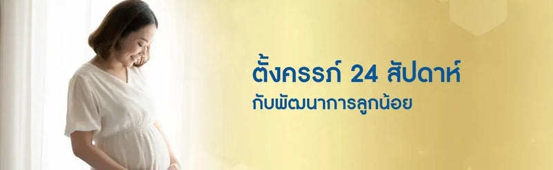 พัฒนาการและสุขภาพ/ตั้งครรภ์24สัปดาห์กับพัฒนาการลูกน้อย
