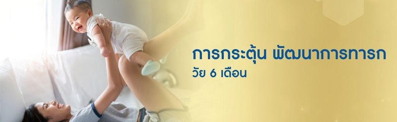 การกระตุ้น พัฒนาการทารก วัย 6 เดือน
