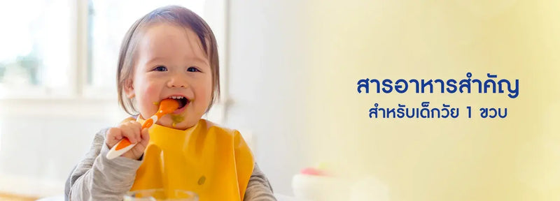 สารอาหารสำคัญสำหรับเด็กวัย 1 ขวบ