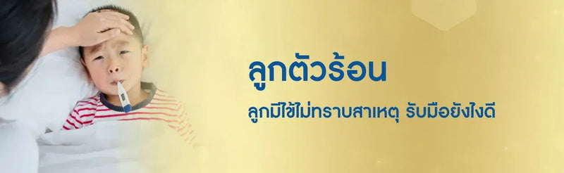 ลูกตัวร้อน ลูกมีไข้ไม่ทราบสาเหตุ รับมือยังไงดี