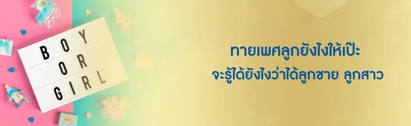 ทายเพศลูก