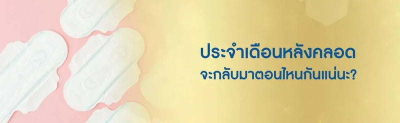 ประจำเดือนหลังคลอดจะกลับมาตอนไหนกันแน่นะ