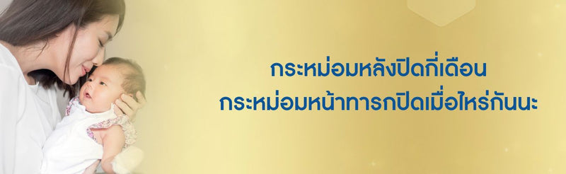 กระหม่อมหลังปิดกี่เดือน