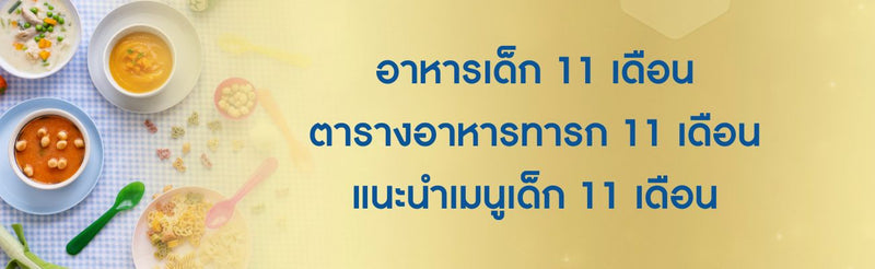 อาหารเด็ก 11 เดือน