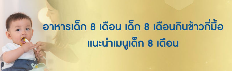 อาหารเด็ก 8 เดือน