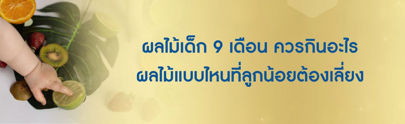 ผลไม้เด็ก 9 เดือน