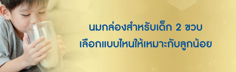 นมกล่องสำหรับเด็ก 2 ขวบ