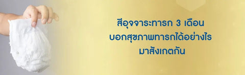 สีอุจจาระทารก 3 เดือน บอกสุขภาพทารกได้อย่างไร มาสังเกตกัน