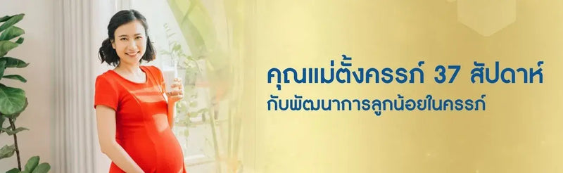 คุณแม่ตั้งครรภ์ 37 สัปดาห์ กับพัฒนาการลูกน้อยในครรภ์