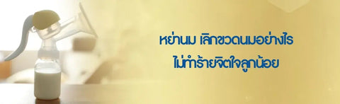 เคล็ดลับการหย่านมและวิธีให้ลูกเลิกเต้า ฉบับมือโปร!
