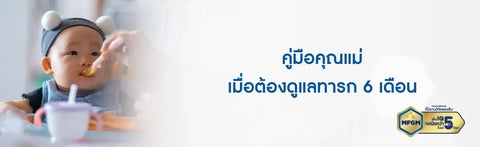 คู่มือคุณแม่เมื่อต้องดูแลเด็ก 6 เดือน