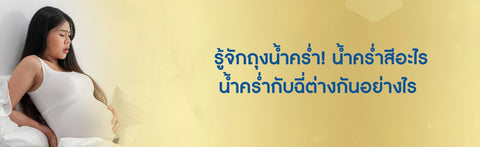 รู้จักถุงน้ำคร่ำ! น้ำคร่ำสีอะไร น้ำคร่ำกับฉี่ต่างกันอย่างไร