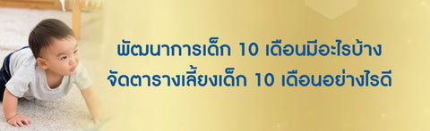 พัฒนาการเด็ก 10 เดือนมีอะไรบ้าง จัดตารางเลี้ยงเด็ก 10 เดือนอย่างไรดี