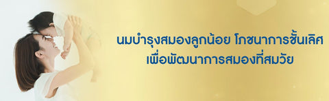 นมบำรุงสมองลูกน้อย โภชนาการชั้นเลิศเพื่อพัฒนาการสมองที่สมวัย