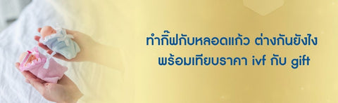 ทํากิ๊ฟกับหลอดแก้ว ต่างกันยังไง พร้อมเทียบราคา ivf กับ gift