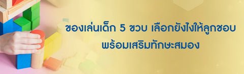 ของเล่นเด็ก 5 ขวบ เลือกยังไงให้ลูกชอบ พร้อมเสริมทักษะสมอง