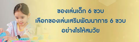 ของเล่นเด็ก 6 ขวบ เลือกของเล่นเสริมพัฒนาการ 6 ขวบอย่างไรให้สมวัย